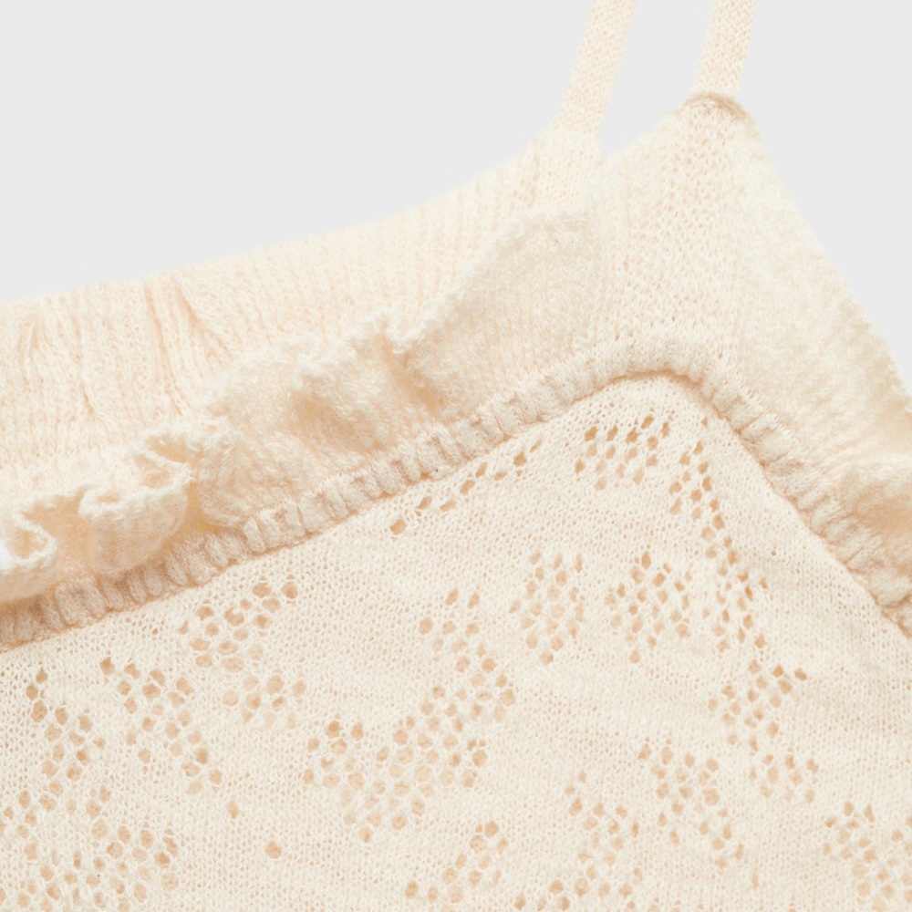 Mango KNITTED DRESS WITH LACE DETAILS, size 6 - Picture 5 of 7
